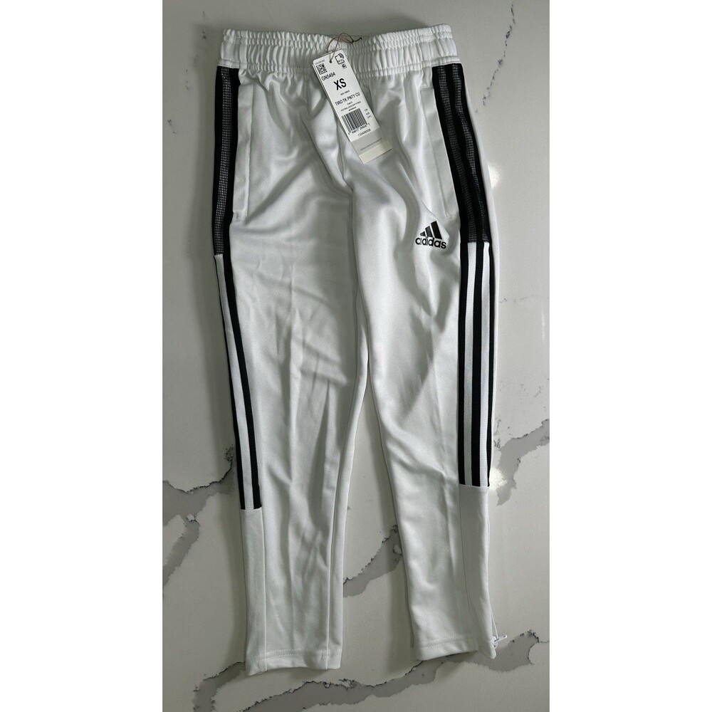 Adidas Football/Soccer Pants White- Kids 7/8y XS (0046)